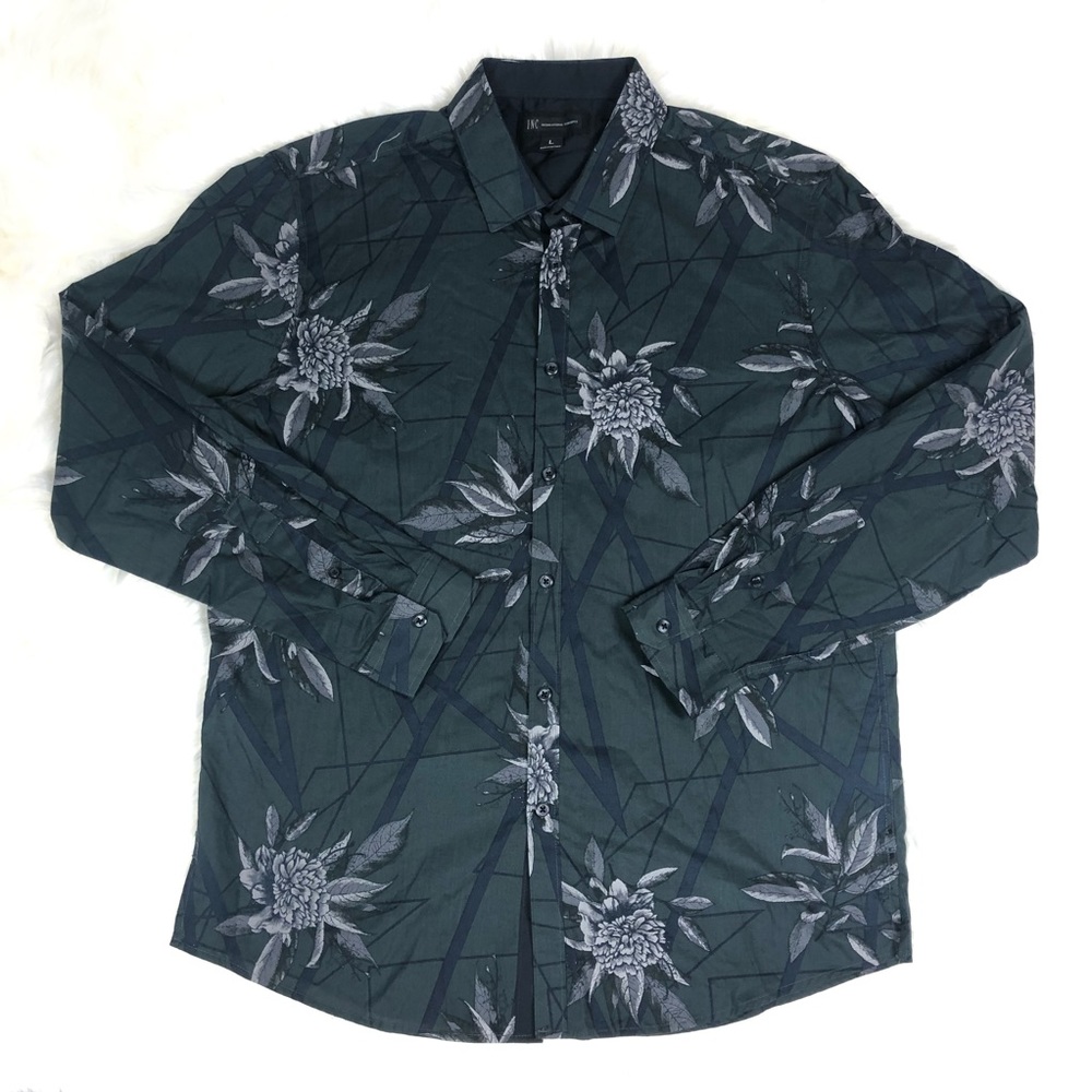 Men’s INC button down dress shirt size large